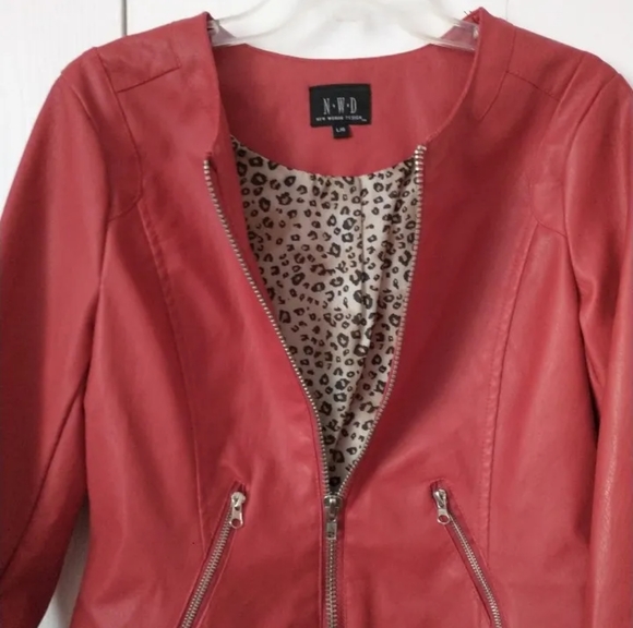 Faux Leather Jacket - Picture 1 of 8